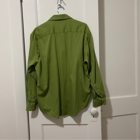 Bellissimo Bright Green Dress Shirt - Picture 4 of 8